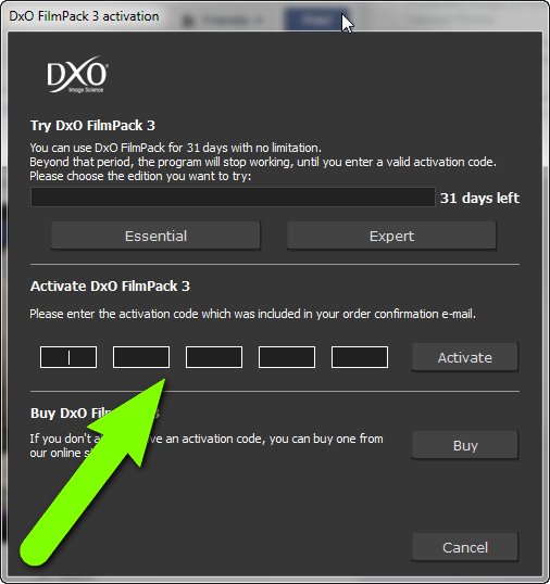 Dxo 11 free activation code free